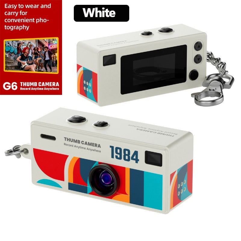 G6 Retro Mini Camera 1080P HD | Portable Digital Thumb Camera