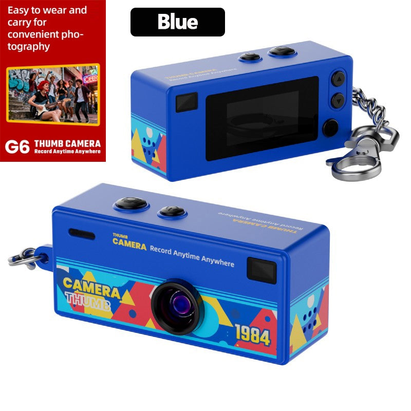 G6 Retro Mini Camera 1080P HD | Portable Digital Thumb Camera